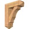 Ekena Millwork Balboa Arts and Crafts Smooth Bracket w/ Offset Brace, Western Red Cedar, 7 1/2"W x 24"D x 28"H BKT0806X24X28BOA03SWR - alternate 1